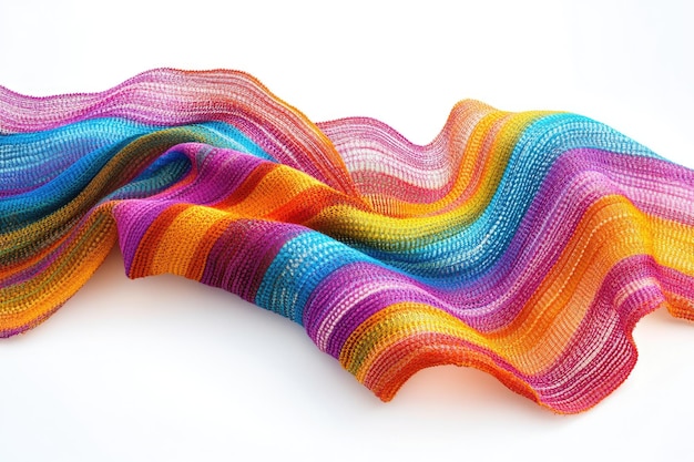 Detal haftu z bliska